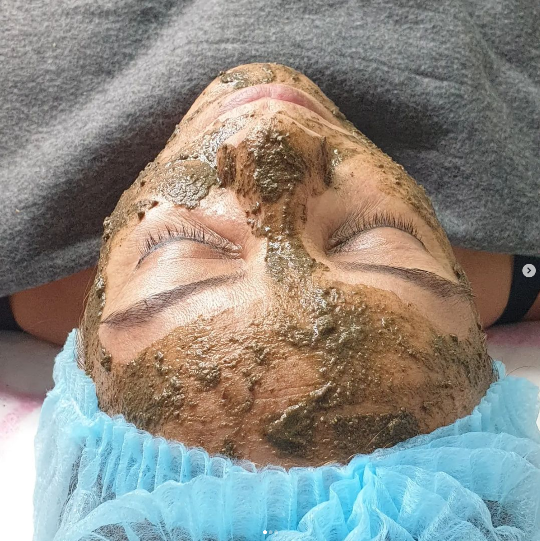 Natural seaweed peeling in Marrakech