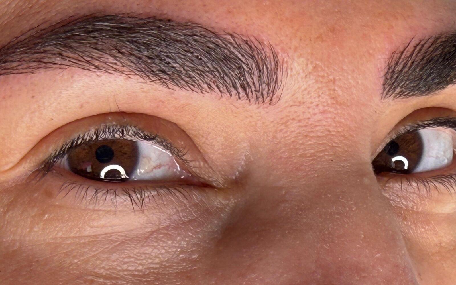 Sourcils après microblading